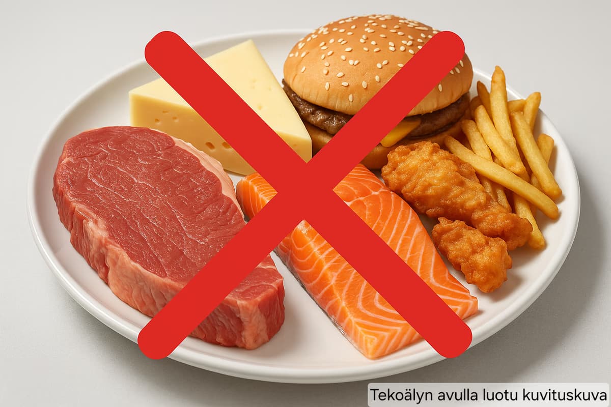 Kompostiin sopimattomat maitotuotteet, lihat ja rasvainen ruoka